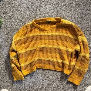 Wild Fable Mustard Striped Sweater